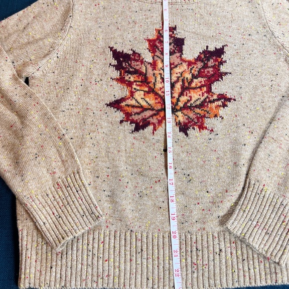 KIEL JAMES PATRICK Woodstock Maple Leaf Donegal Sweater Sz S - Picture 10 of 15